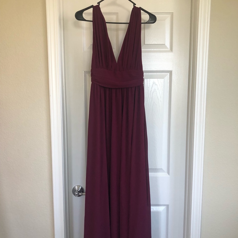 Lulu’s XS wine colored Greek inspired dress